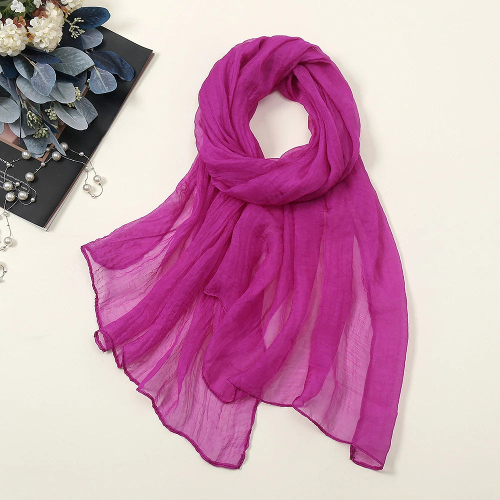 Oversize Chiffon Women Summer Shawl Sleeves
