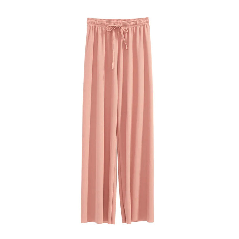 Women Ankle-Length Wide Leg Pant