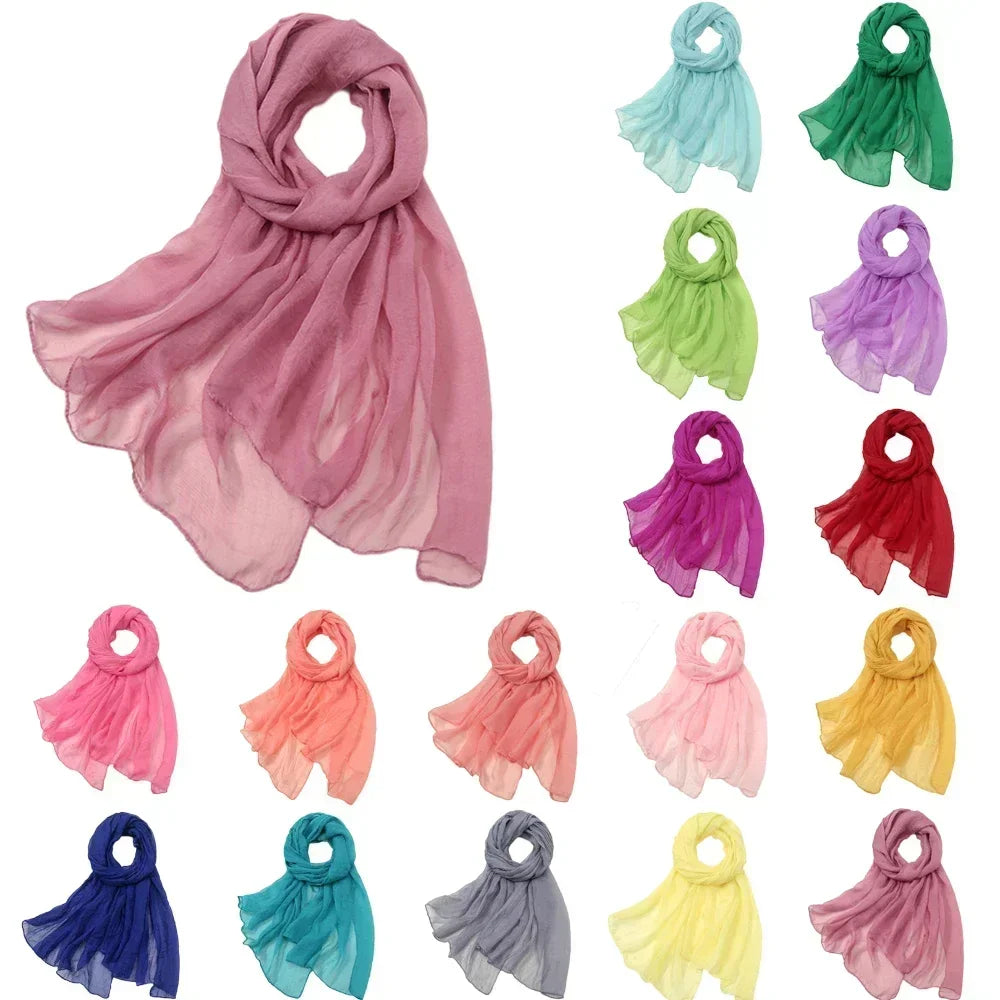Oversize Chiffon Women Summer Shawl Sleeves