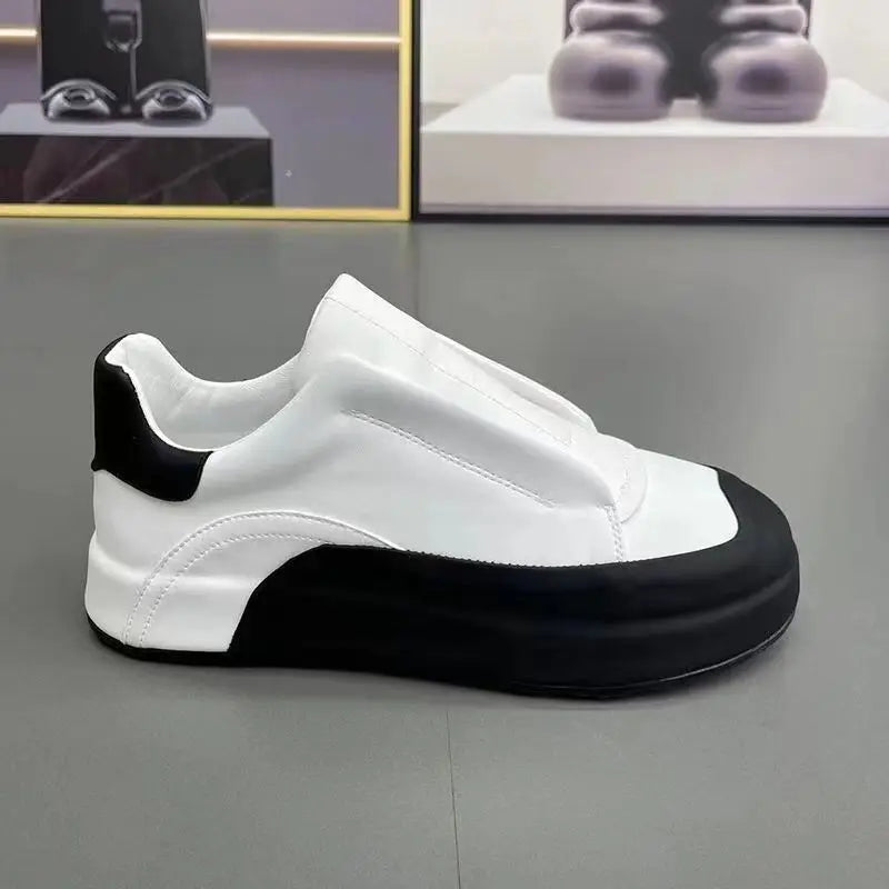 Sneakers Casual Men Cover Bottom Board Shoes
