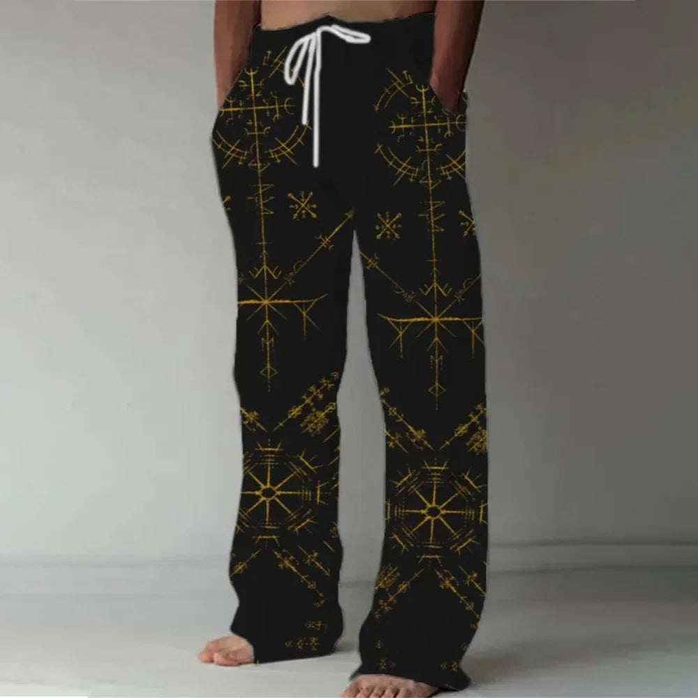 Wide New Killer Whale 3D Printed men's New Sweatpants