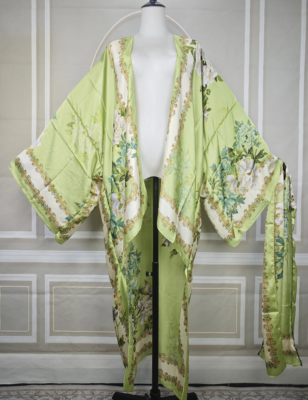 Boho Chic Plus Size Kimono Cardigan Lightweight Summer Beach Cover-Up