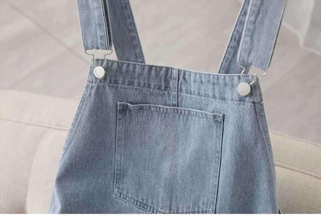 Denim Strap Jumper Dress