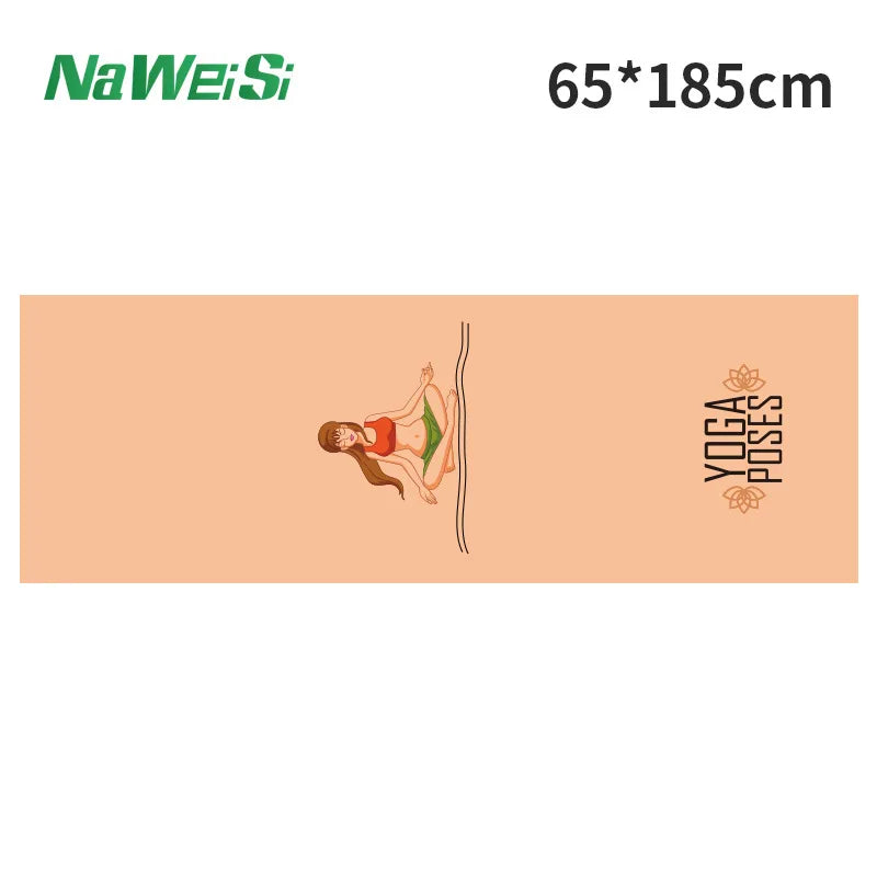 Yoga Mat Towel double-side Velvet Yoga Fitness Isolation Mat