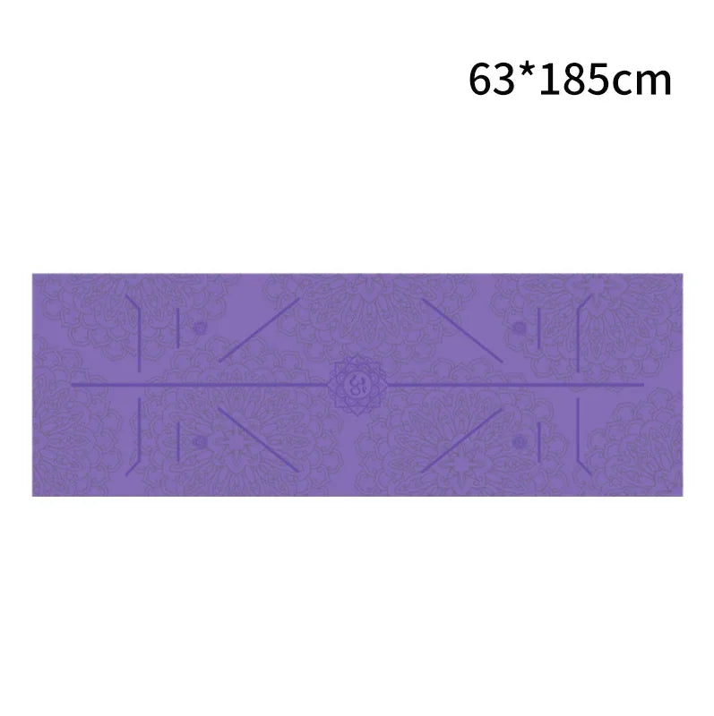 Hot Yoga Mat Towel  Printed Yoga Towel Non Slip Fitness Workout Mat Cover