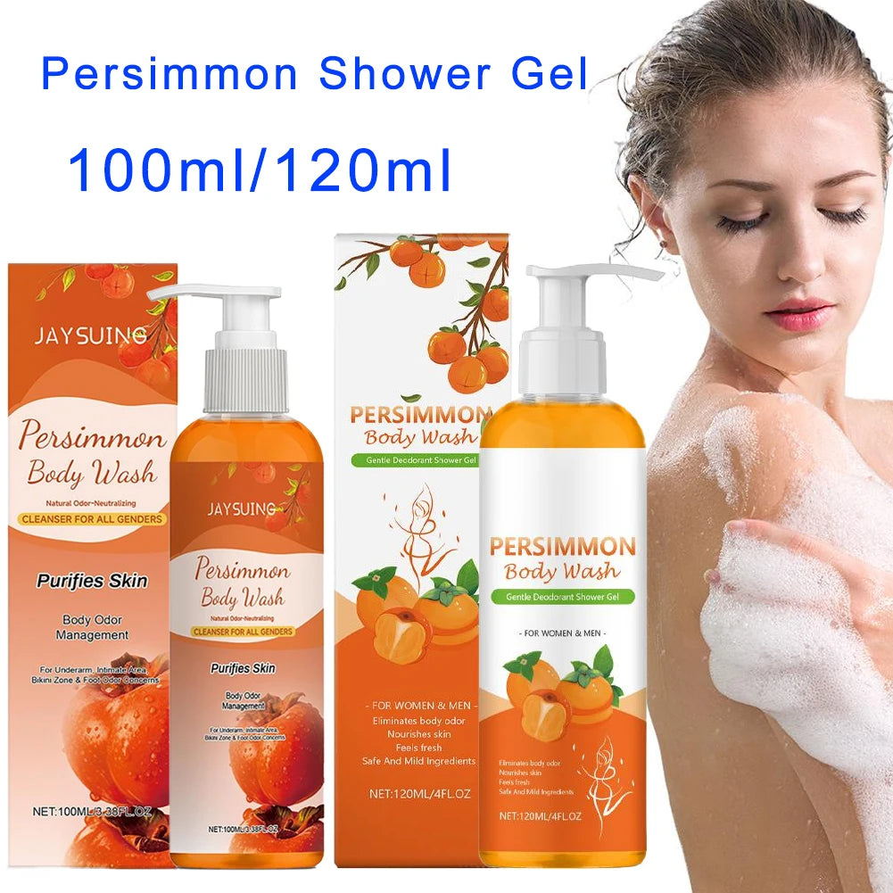 Persimmon Shower Gel Persimmon Extract For Men and Women Gentle on All Skin Types