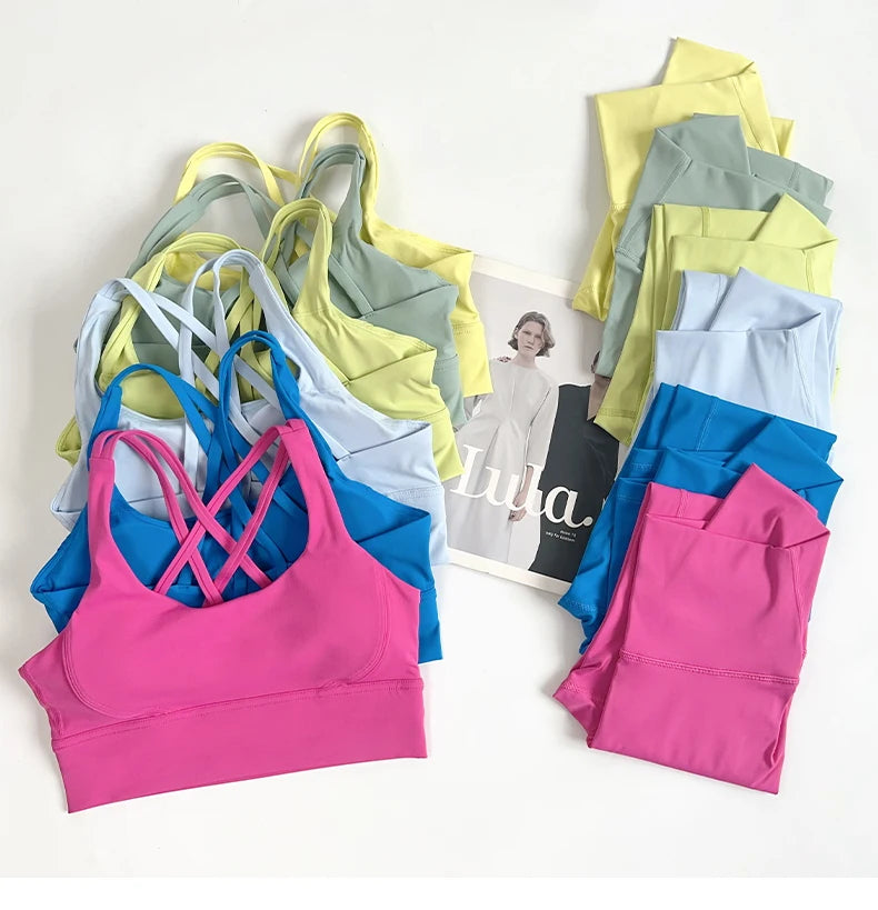 2 Pieces Yoga Set Women