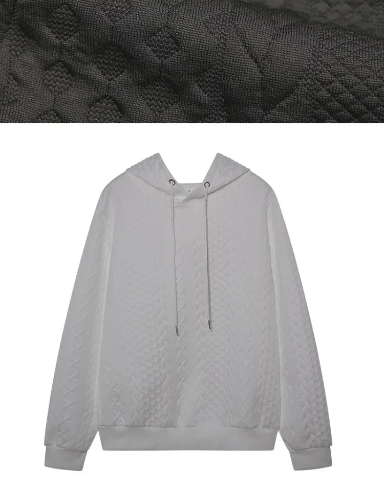 Fashionable Student Hoodie Long Sleeve Casual Sweatshirt Regular Fit Streetwear