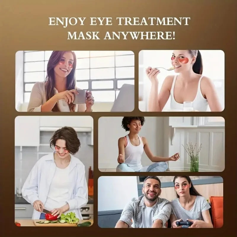 A Box of 60 Caffeine Nicotinamide Radiant Firming Eye Masks