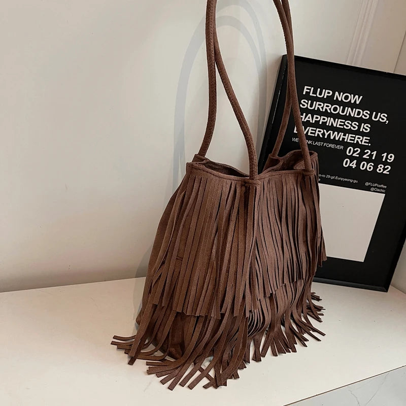 Boho Fringe Shoulder Bag
