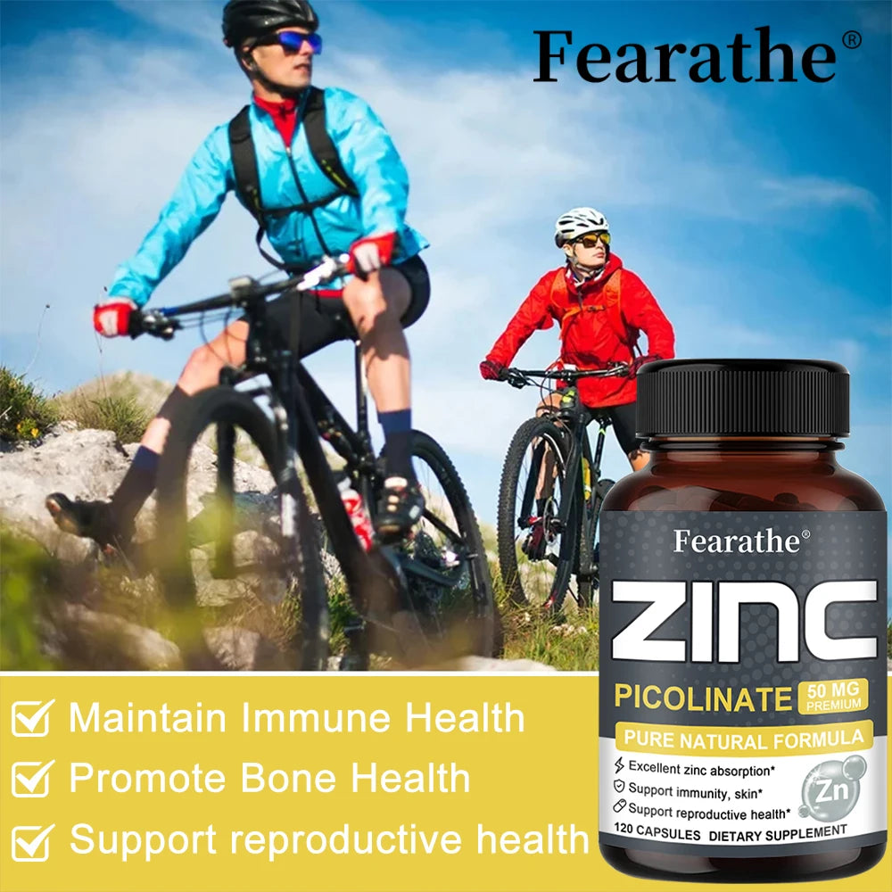 Zinc 50 Mg - High Potency Pure Zinc Supplement
