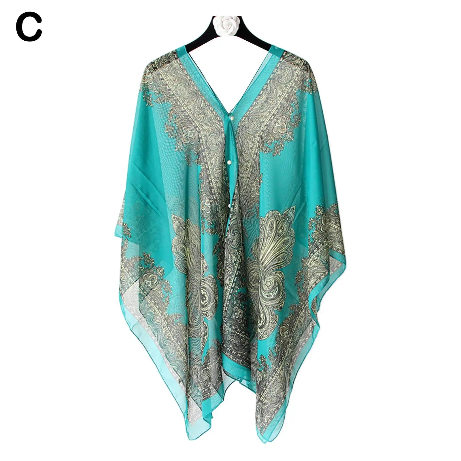 2026 Women Summer Chiffon Sun Protection Shawl