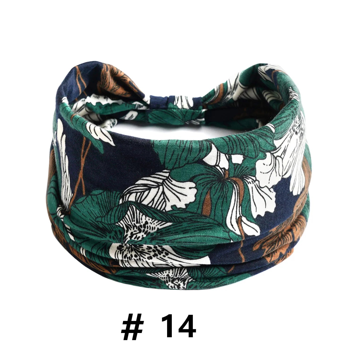 Boho Headbands for Women Cotton Wide Head Bands Stretch