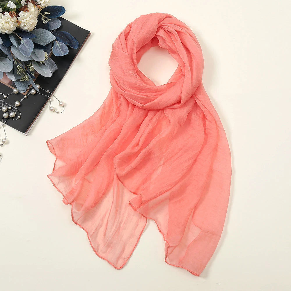 Oversize Chiffon Women Summer Shawl Sleeves