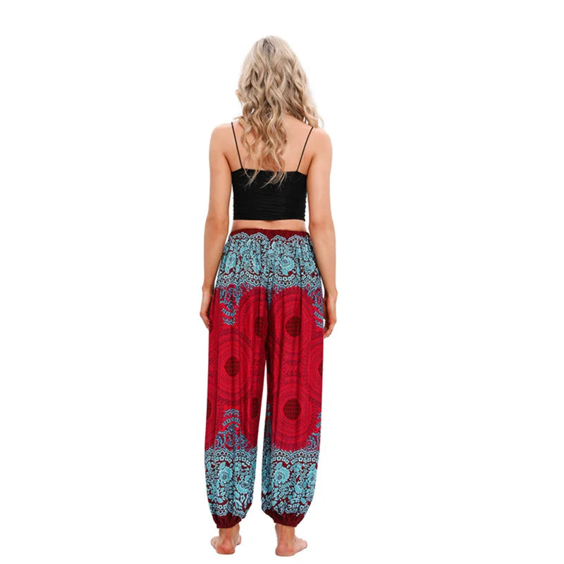 Boho Yoga Pants Women Hippie Harem