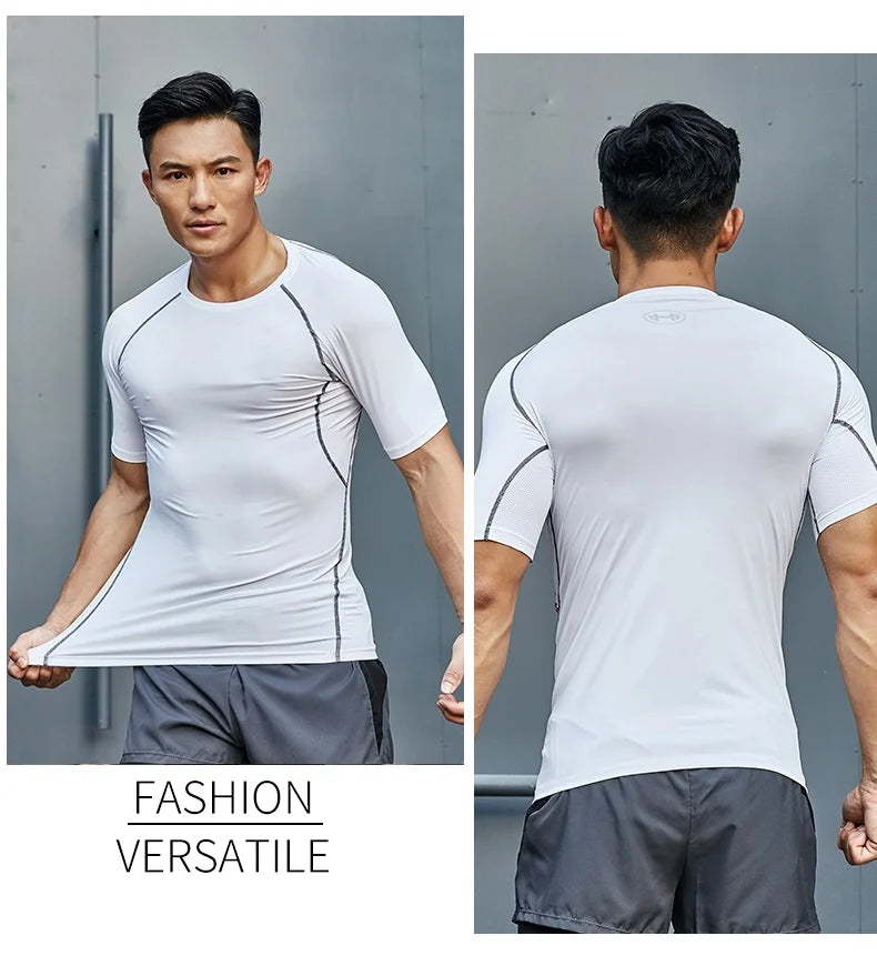 3 PCS Men's Fitness Workout Clothes Set