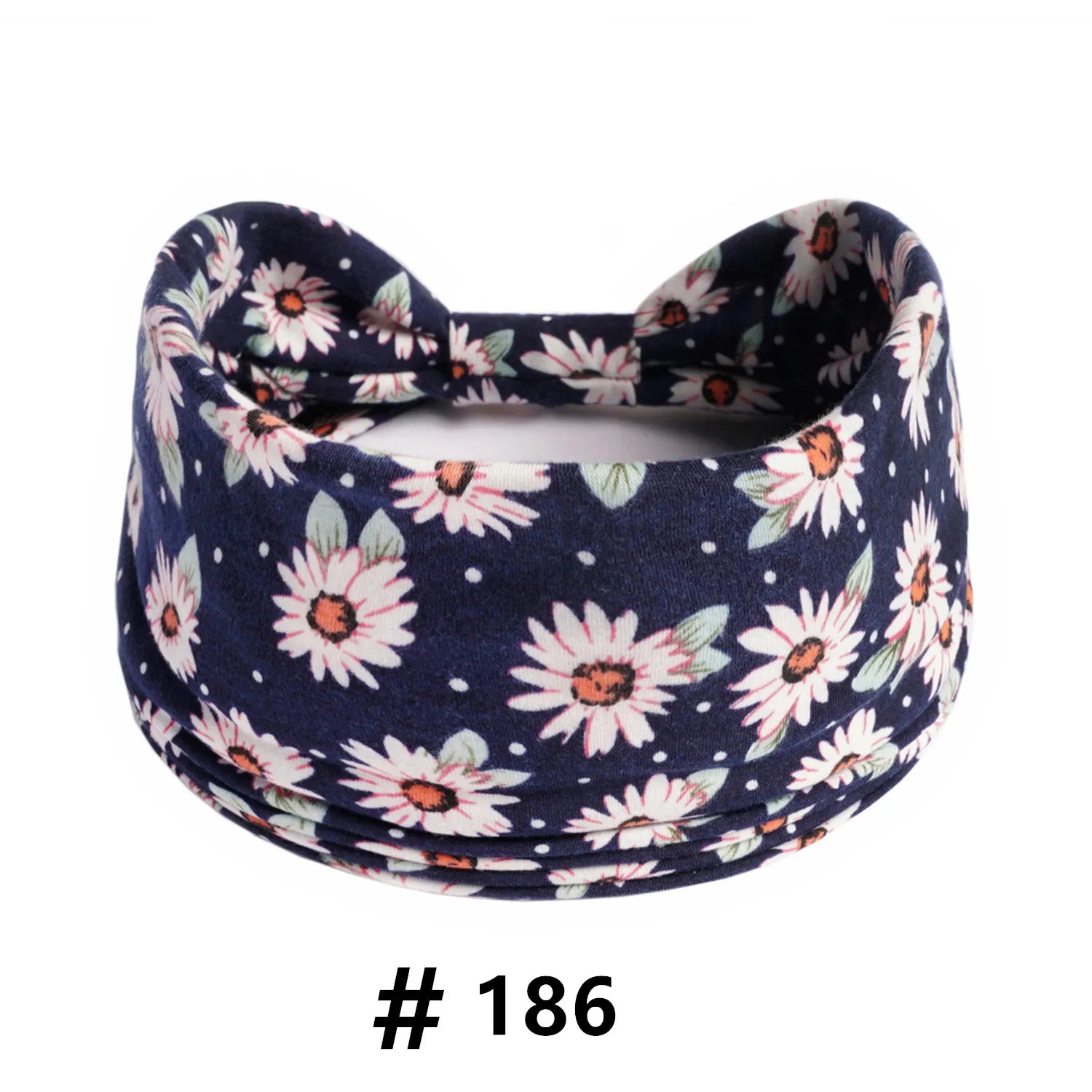 Boho Headbands for Women Cotton Wide Head Bands Stretch