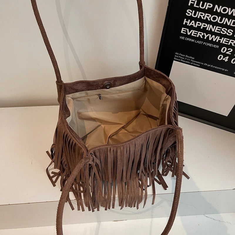 Boho Fringe Shoulder Bag