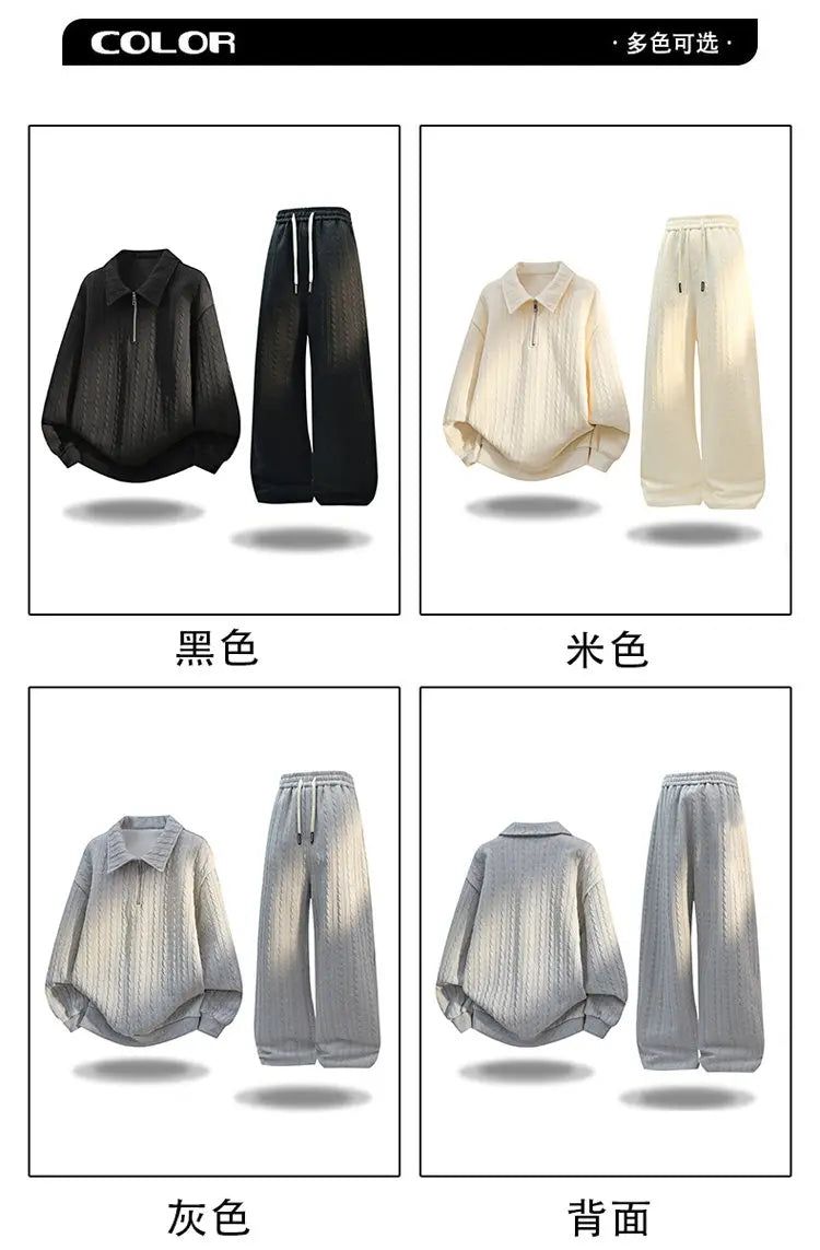 Casual Sportswear Set Two Piece Soft Comfort Fabric
