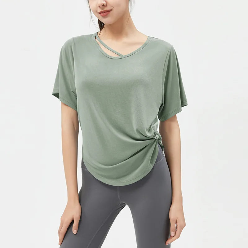 Plus Size Workout T-Shirt for Women