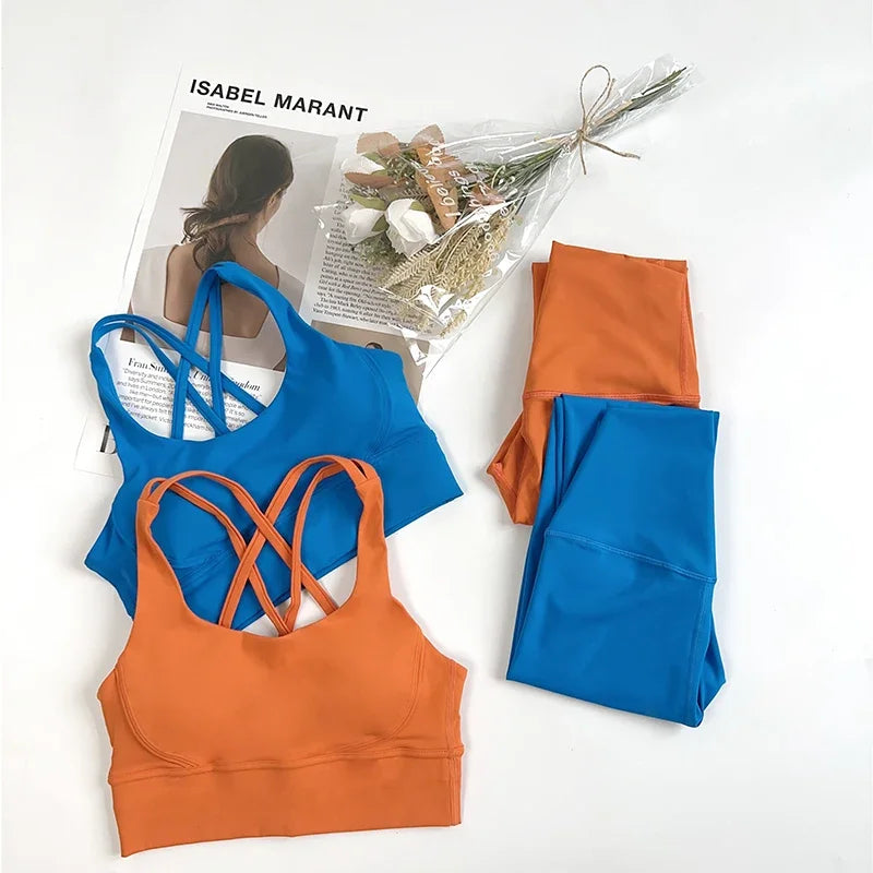 2 Pieces Yoga Set Women