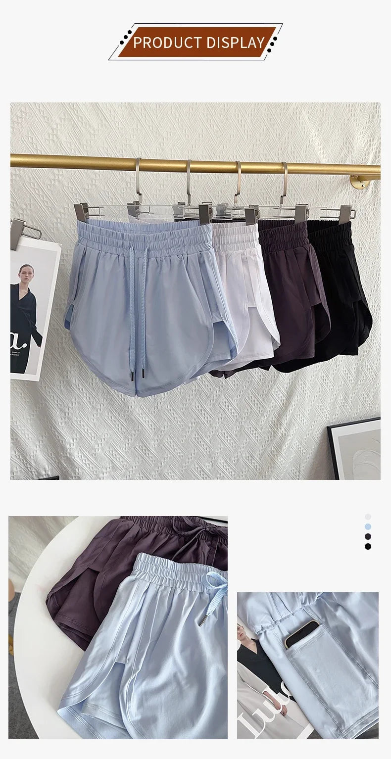Women's High-Waisted Workout Shorts