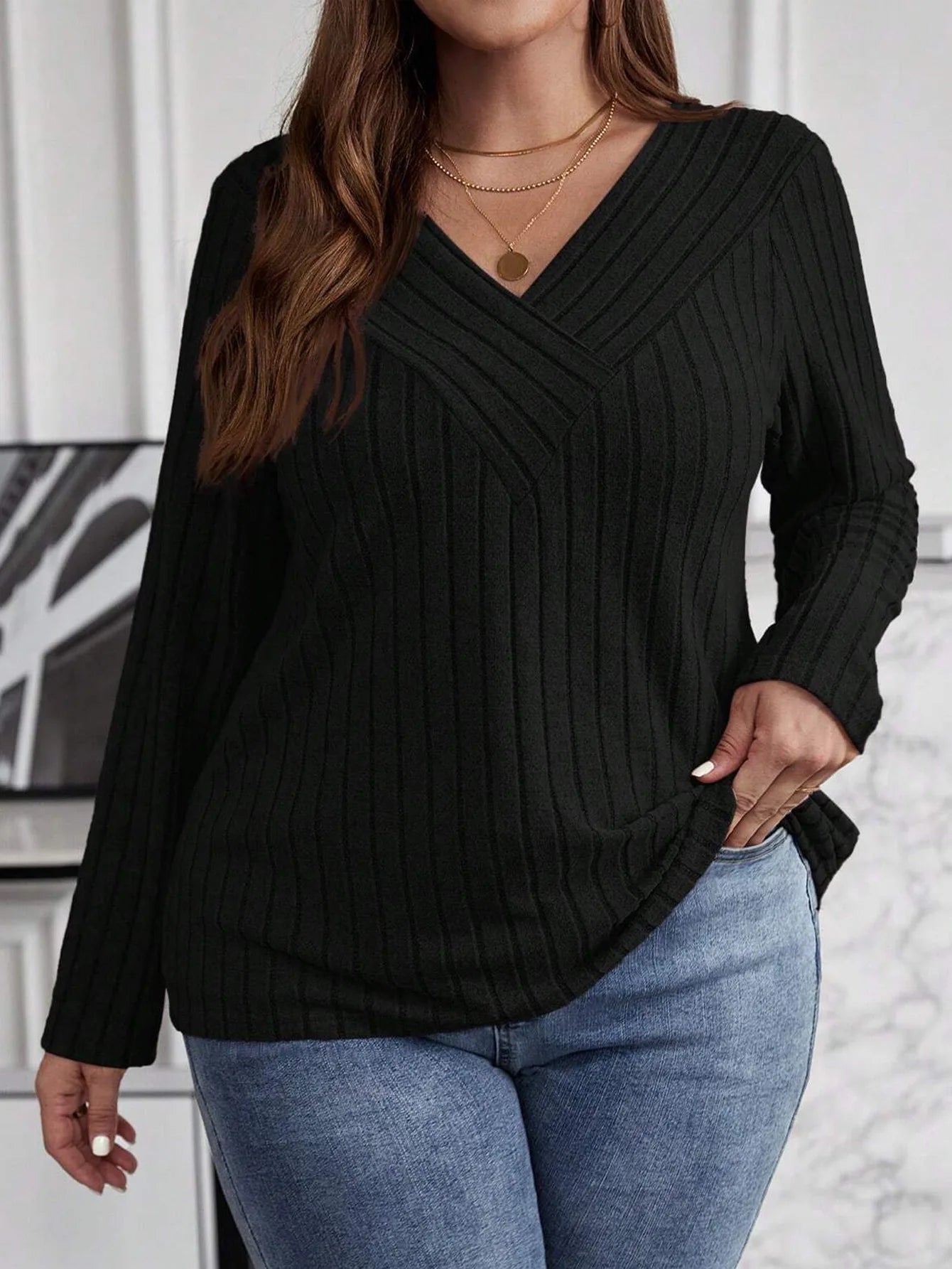 5XL Plus Size Elegant Casual Woman T-Shirt Fashion Loose