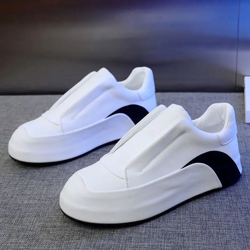 Sneakers Casual Men Cover Bottom Board Shoes