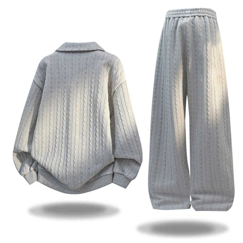 Casual Sportswear Set Two Piece Soft Comfort Fabric