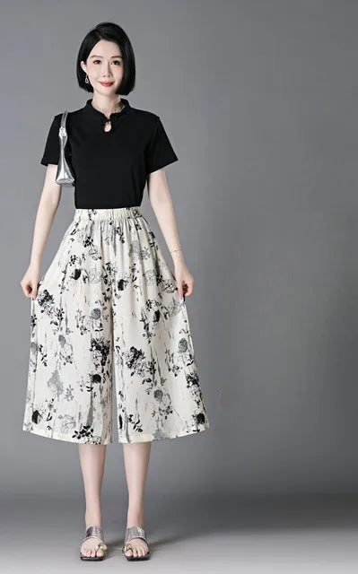 Women's Pants Skirt Baggy One Size