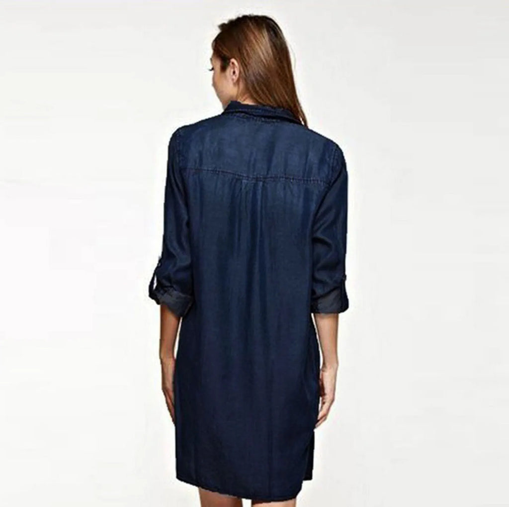 New Denim Shirt Dress for Women