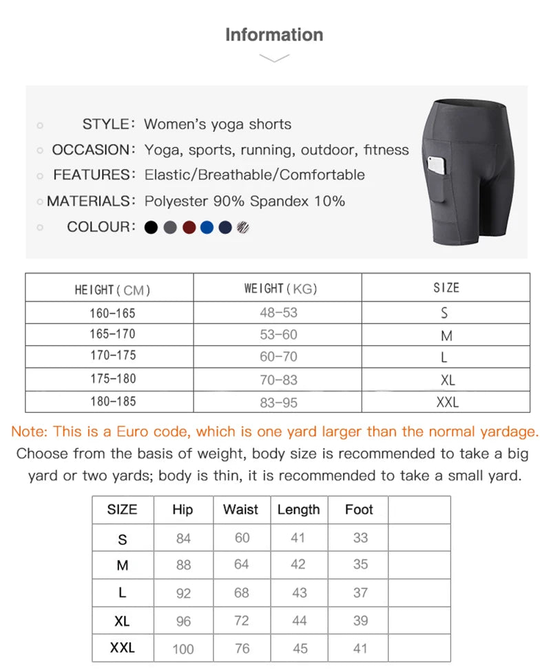 Women Yoga Shorts High Waist