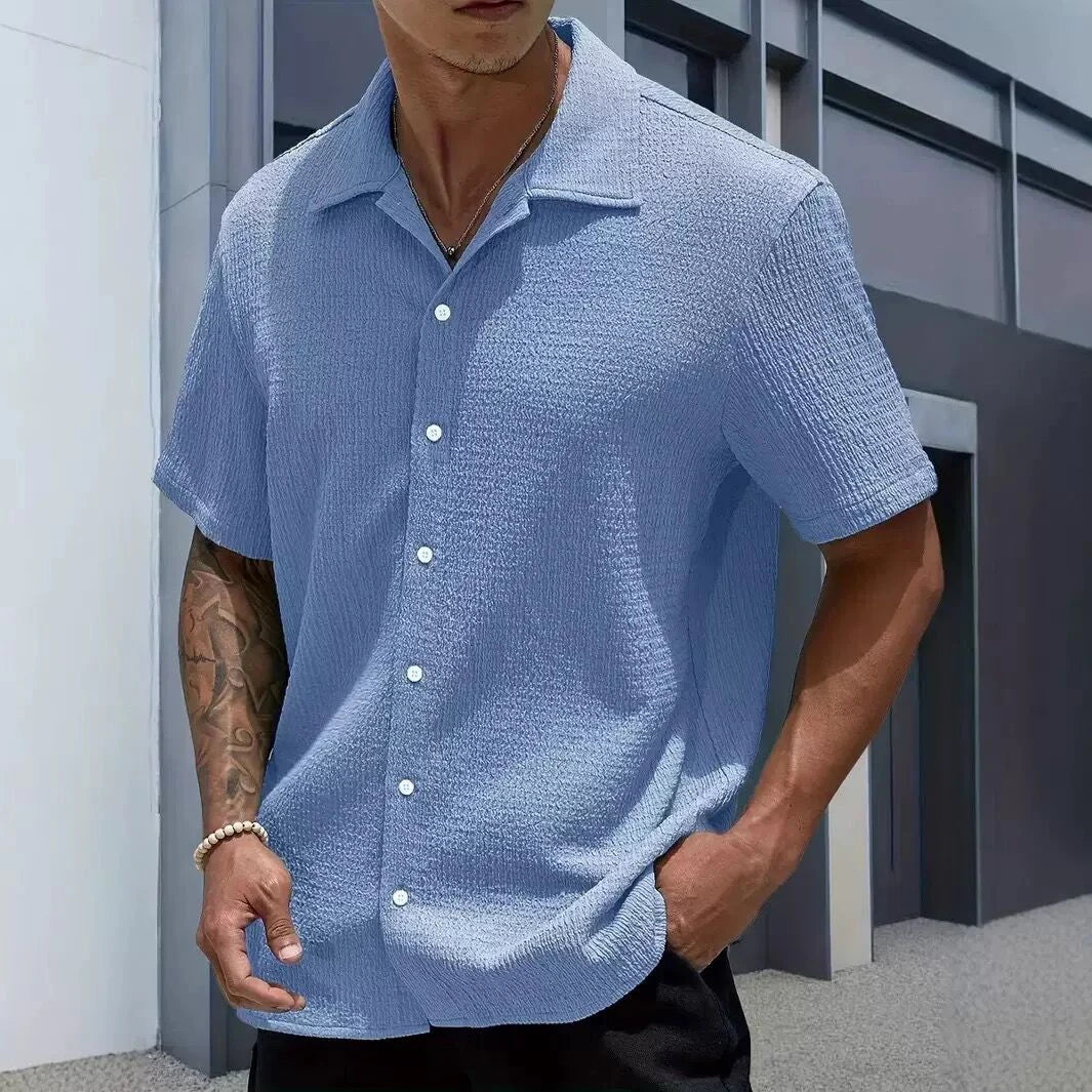Men's Casual Shirt Short Sleeve