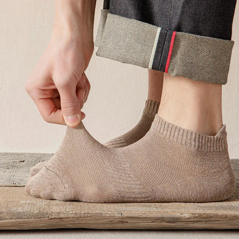 Mens Sport Socks Casual Fashion Solid Color