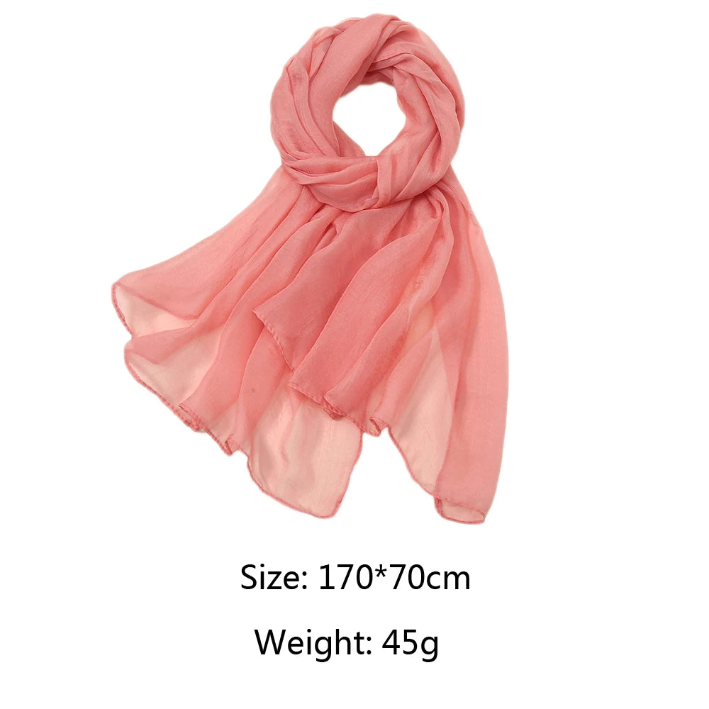 Oversize Chiffon Women Summer Shawl Sleeves