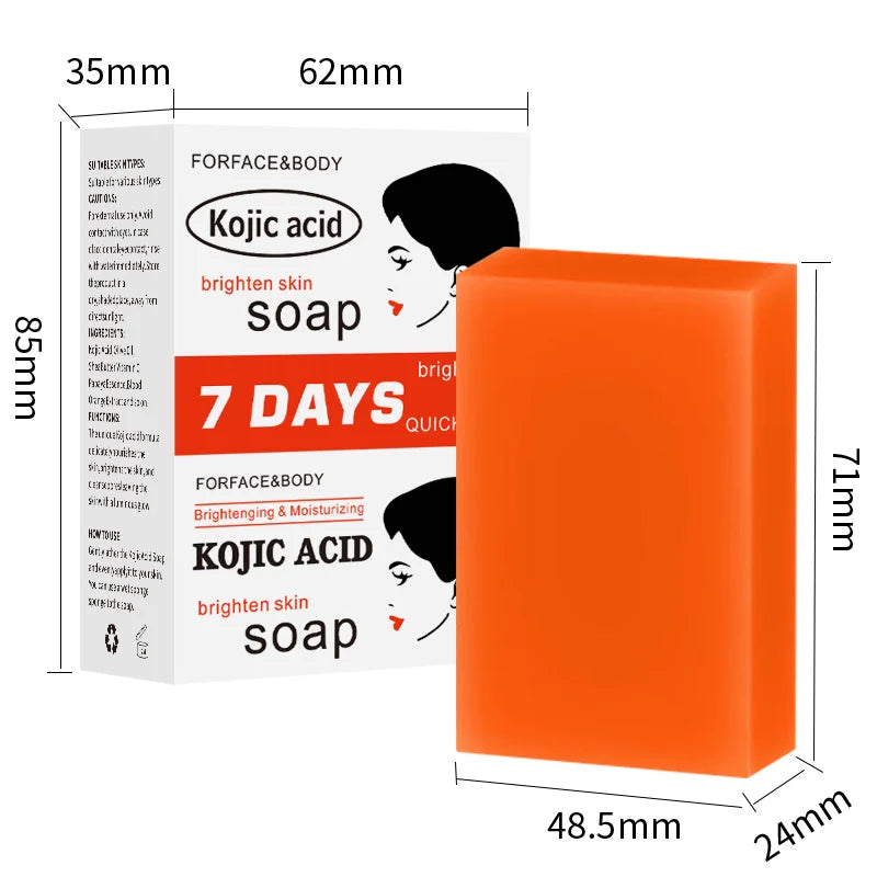5Pcs Turmeric Soap Lemon Acids Handmade Soap Kojic acid soap
