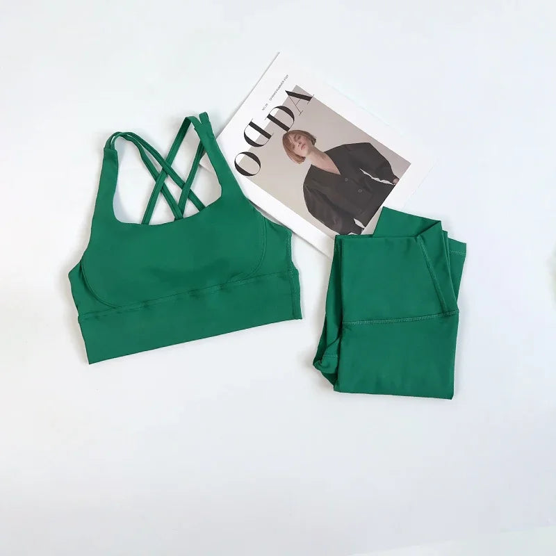 2 Pieces Yoga Set Women