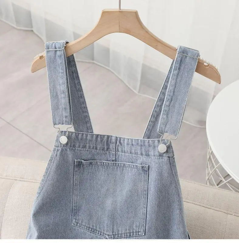 Denim Strap Jumper Dress