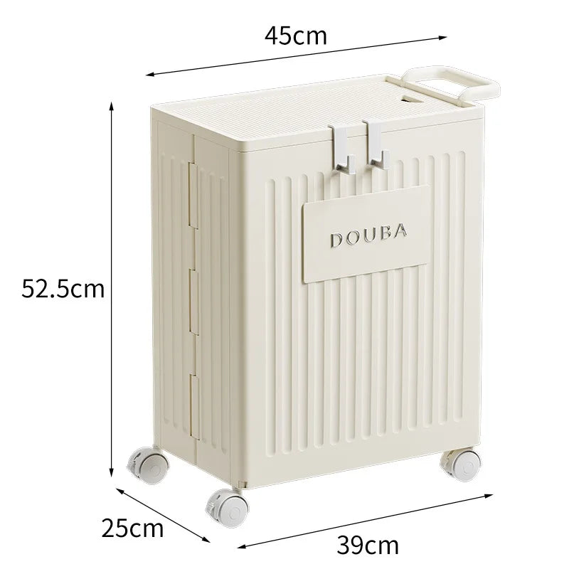 Yoga Mat Folding Storage With Wheels