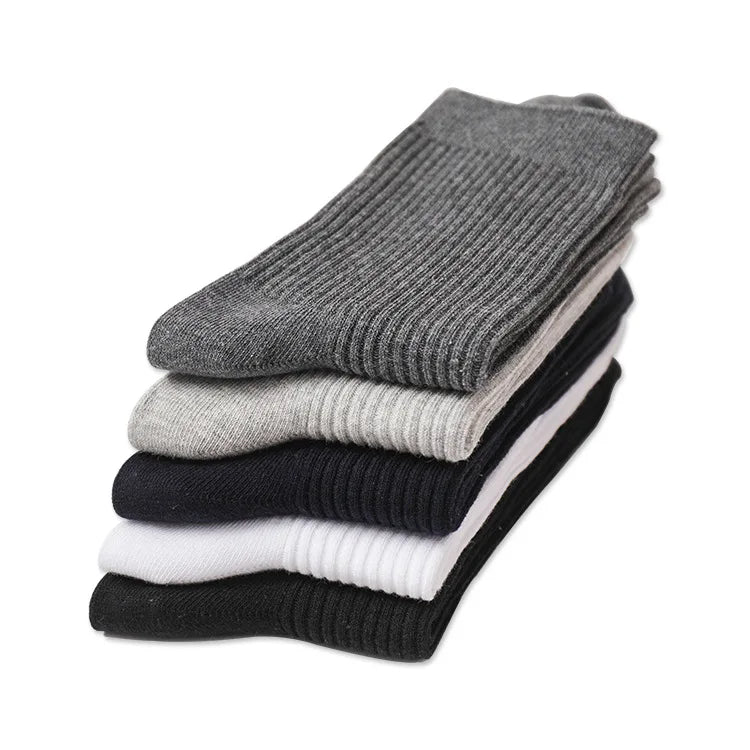 5 Pairs of MEN'S Mid-calf Socks