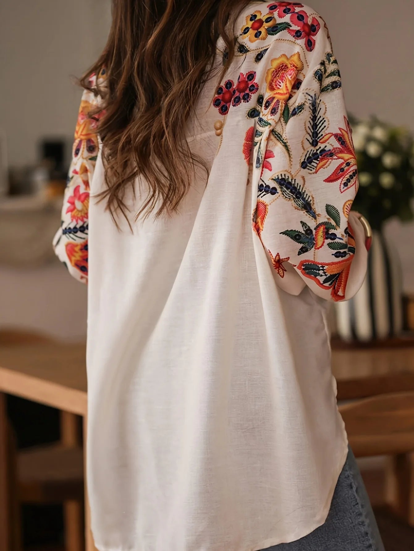 Women Casual Floral Printed Shirts