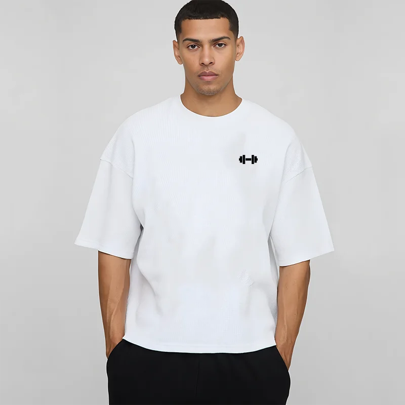 Oversized Boxy Fit Dropped Shoulders Running T-shirts