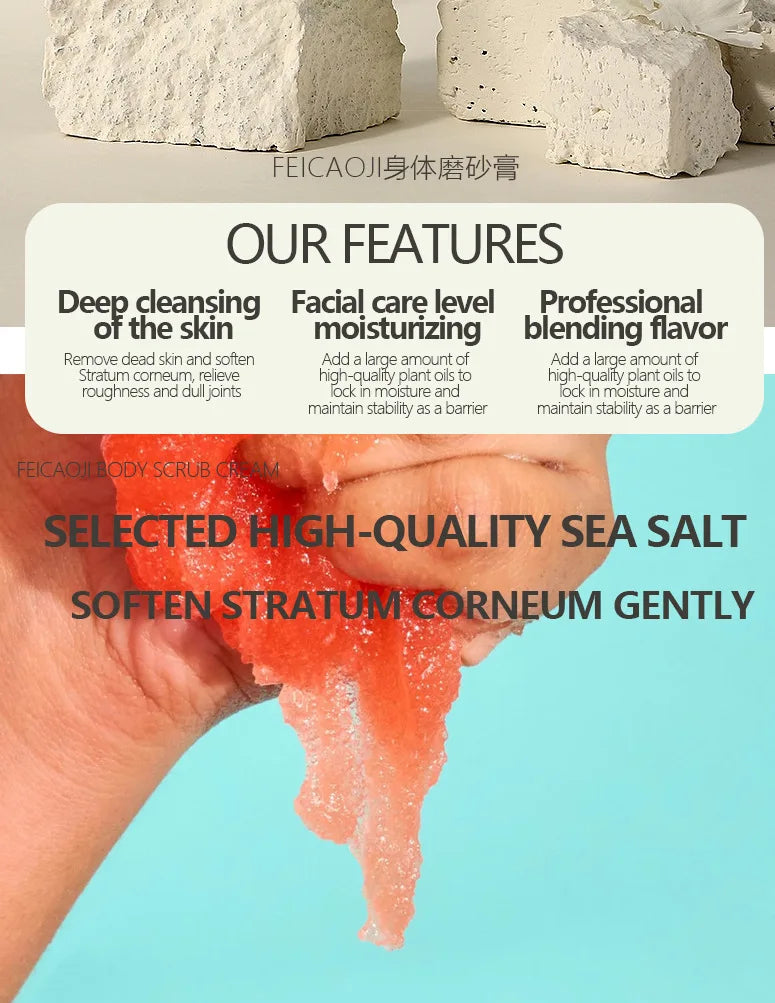 Shea Sugar Body Scrub Coconut Watermelon Rose