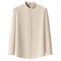 Men Casual Business Mandarin Collar