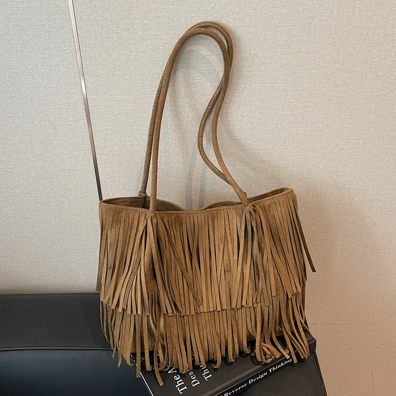 Boho Fringe Shoulder Bag