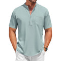 Mens Casual Henley Shirt