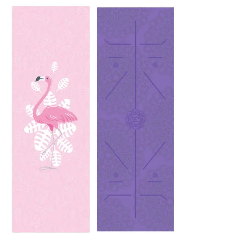 Hot Yoga Mat Towel  Printed Yoga Towel Non Slip Fitness Workout Mat Cover