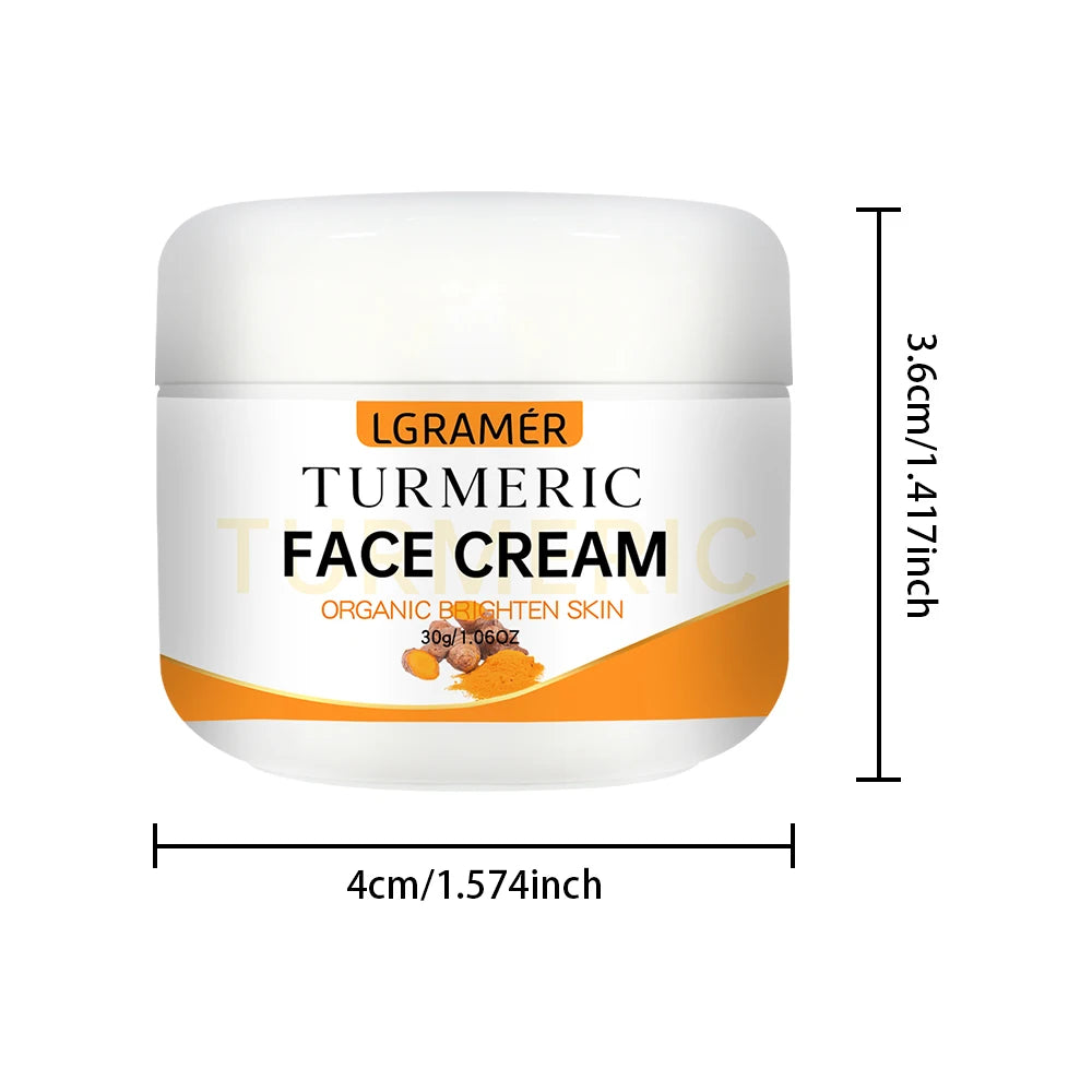 Turmeric Whitening Face Cream Wrinkle Lighten Fine Lines