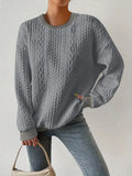 Women's Fashion Crew Neck Long Sleeve Sweatshirt