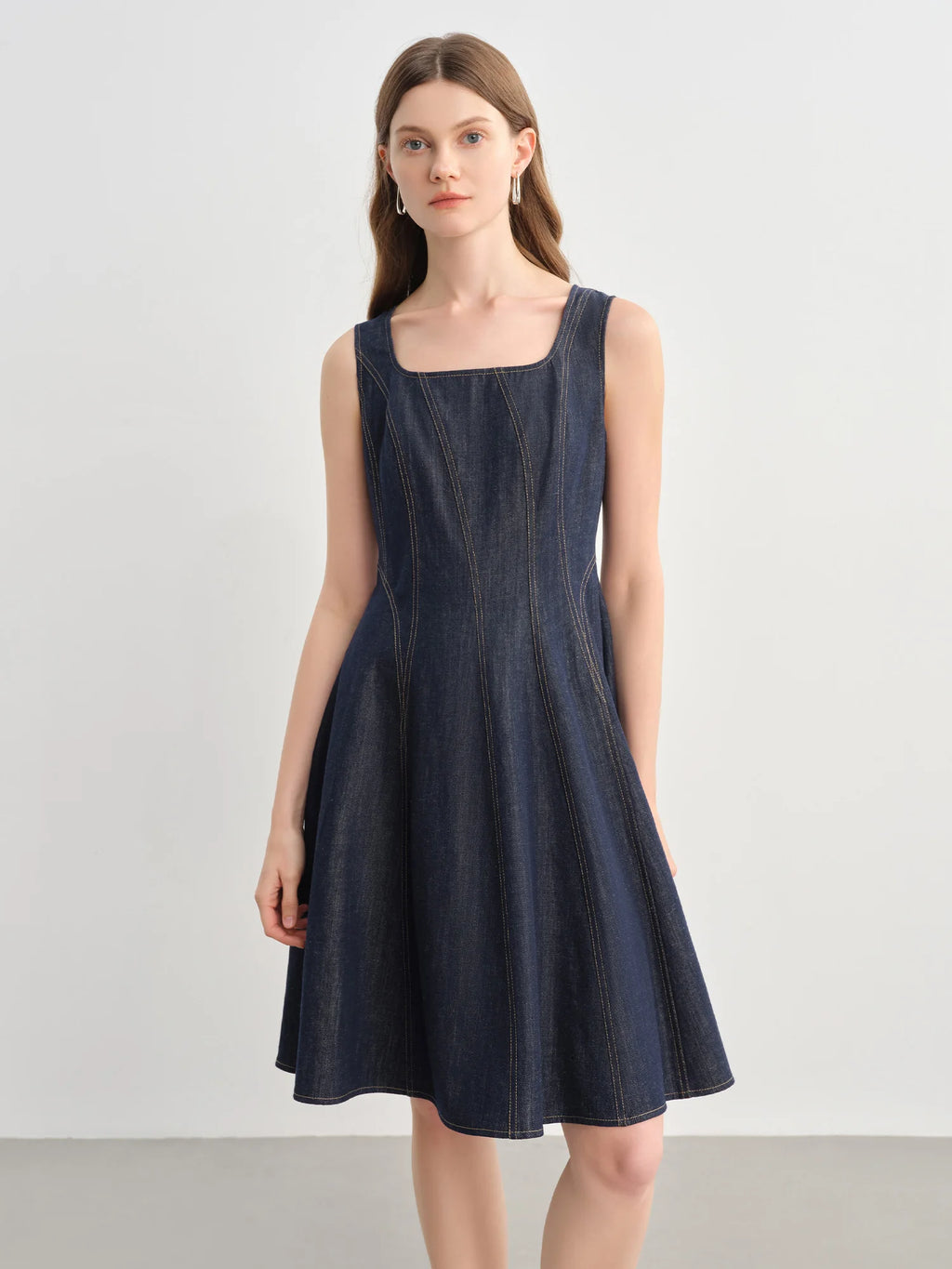 Plus Size Denim Dress Women